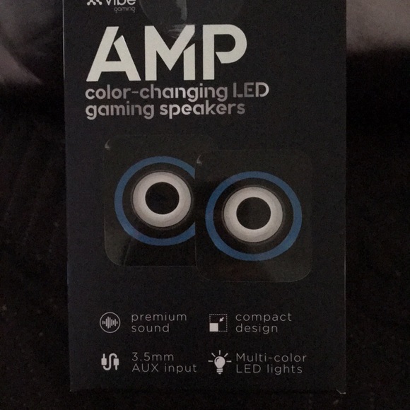 NWOT! Vibe Color Changing gaming Speakers! - Picture 4 of 4